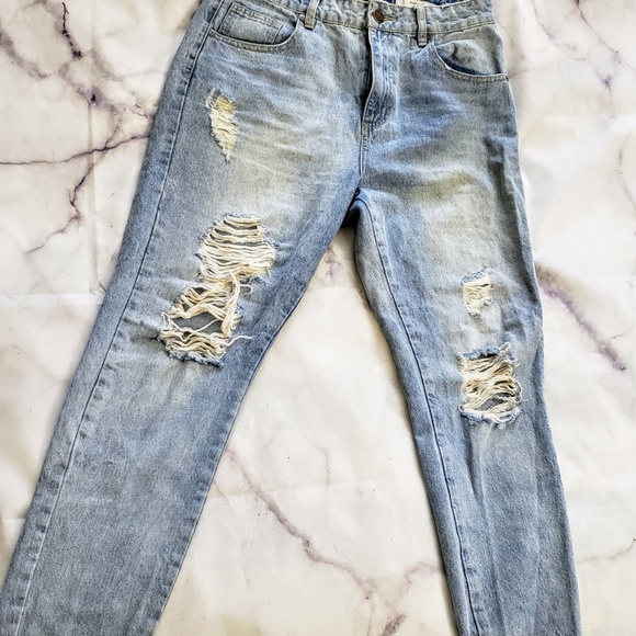 Cotton On Denim - Cotton On High 90s Waisted Straight leg Jeans